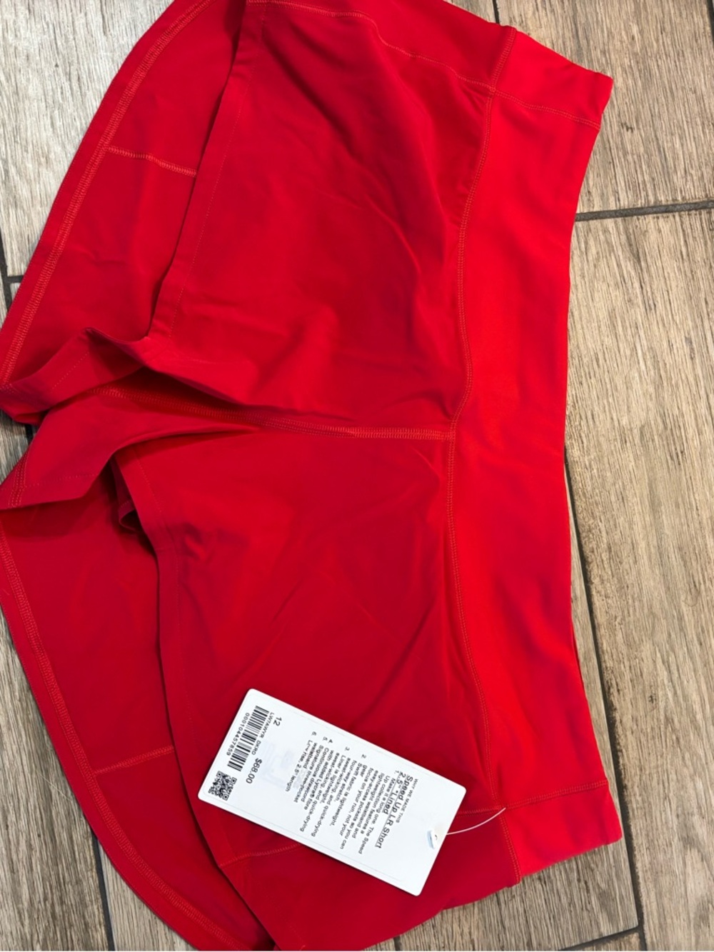 lululemon athletica speed ups Red Run Short with liner